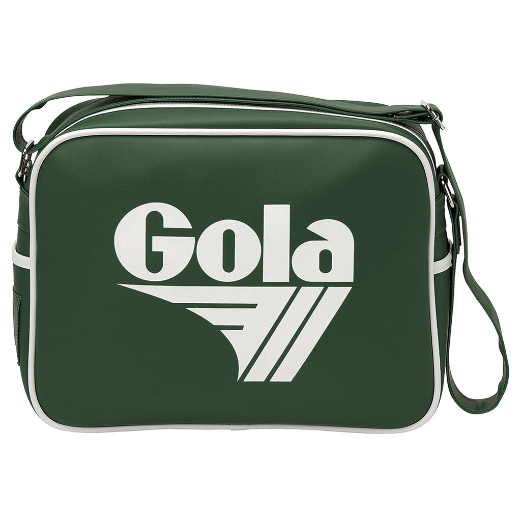 Gola Redford in green with white trim, front view.