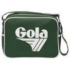 Gola Redford in green with white trim, front view.