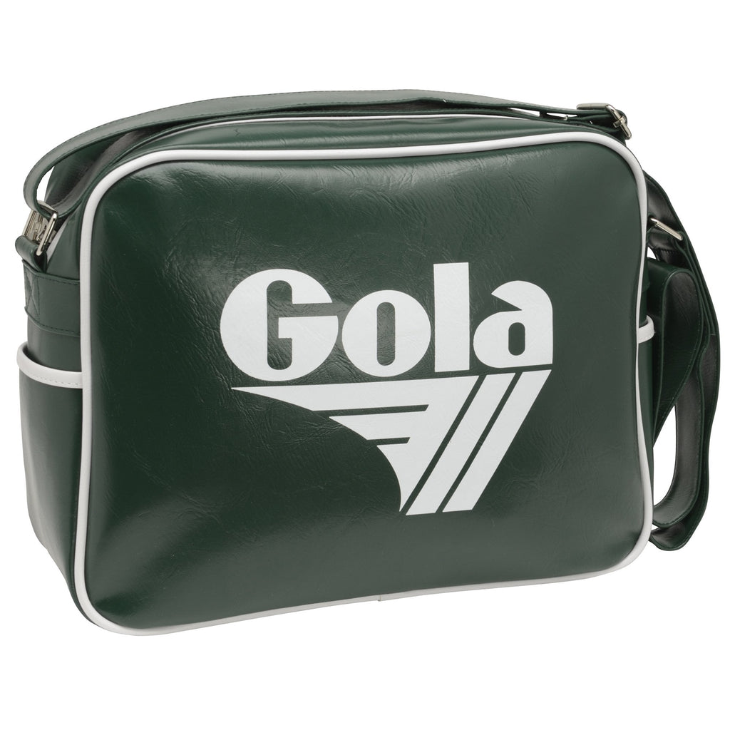 Gola Redford in green with white trim, angled view.