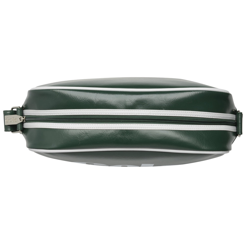 Gola Redford in green with white trim, top view.