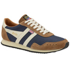 An angled view of the Gola Hurricane in Navy/White.