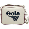 Gola Classics Redford Messenger Bag - Ecru/Navy/Burgundy - Ecru/Navy/Burgundy