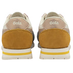 The Gola women's trainers, rear view, highlighting the branding and heel detailing.
