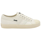 A white Gola Coaster shoe from a slight angle.