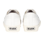 A pair of Gola Coaster shoes seen from the back, showing the Gola logo.