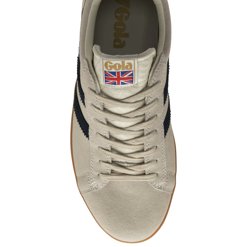 Top down view of a Gola men's low top sneaker.