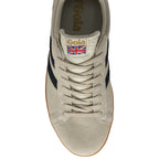 Top down view of a Gola men's low top sneaker.