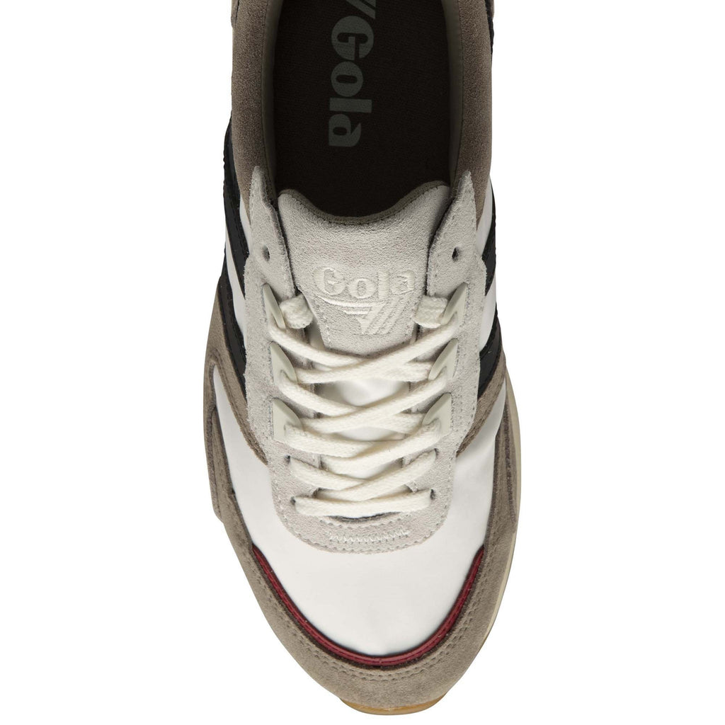 Top-down view of a Gola men's sneaker, showing the lacing and Gola logo on the tongue.