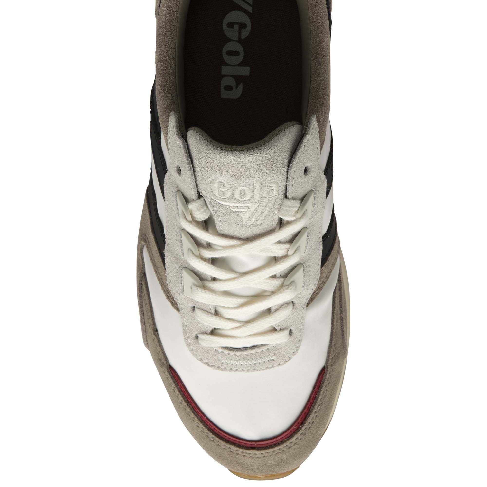 Top-down view of a Gola men's sneaker, showing the lacing and Gola logo on the tongue.