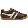 Gola Made in England - 1905 Men's Harrier Elite Trainers - Dark Brown/Off White - Dark Brown/Off White