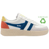 Gola Classics Women's Grandslam Trident Trainers - White/Marine Blue/Limelight - White/Marine Blue/Limelight