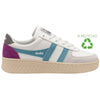 Gola Classics Women's Grandslam Trident Trainers - White/Ocean/Ash - White/Ocean/Ash