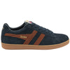 Gola Classics Equipe Wildleder-Sneaker für Herren - Marineblau/Rost/Gummi - Marineblau/Rost/Gummi