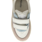 A top-down view of the Gola Kids Baseline Mark II Velcro trainer.