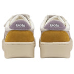 The back of a pair of Gola kids sneakers on a white background.