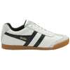 Gola Classics Men's Harrier Leather Trainers - White/Black/Black - White/Black/Black