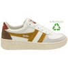 Gola Classics Women's Grandslam Trident Trainers - White/Sun/Orange Spice - White/Sun/Orange Spice
