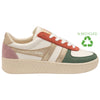 Gola Classics Damen-Grandslam-Quadranten-Trainer - Cremeweiß/Salbei/Gold/Pastellrosa - Cremeweiß/Salbei/Gold/Pastellrosa