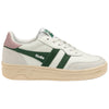 Gola Classics Women's Topspin Trainers - White/Evergreen/Pastel Pink - White/Evergreen/Pastel Pink
