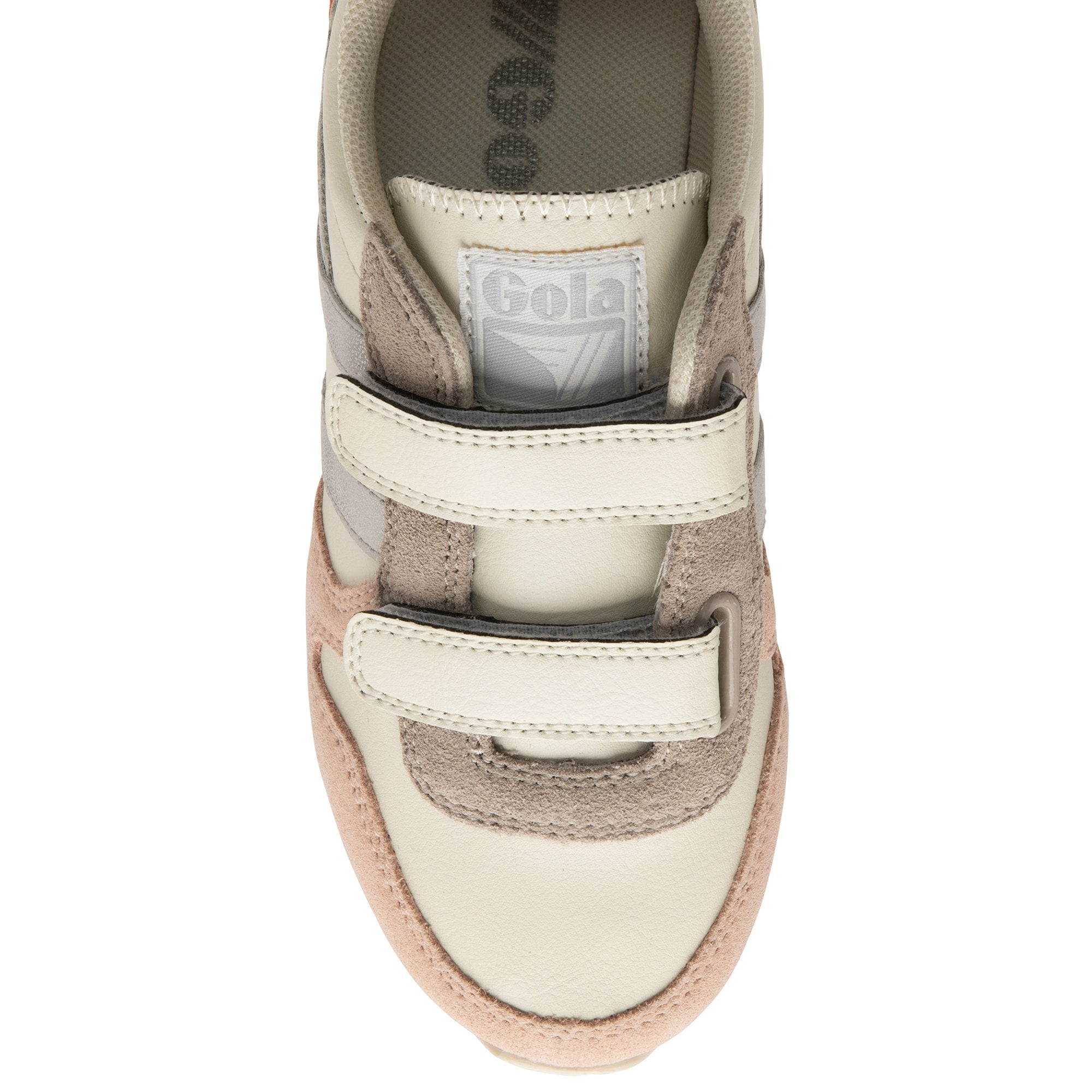 The top-down view of a single Gola sneaker on a white background.