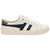 Vegan Gola Classics Men's Rally Plimsoll Trainers - Off White/Navy/Khaki - Off White/Navy/Khaki