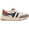 Gola Classics Men's Jupiter Trainers - Off White/Rhino/Navy - Off White/Rhino/Navy