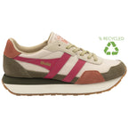 A recycled Gola Classics Women's Comet shoe, featuring recycled materials. 