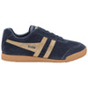 Gola Classics Damen-Spiegel-Sneaker Harrier - Marineblau/Gold/Gummi - Marineblau/Gold/Gummi