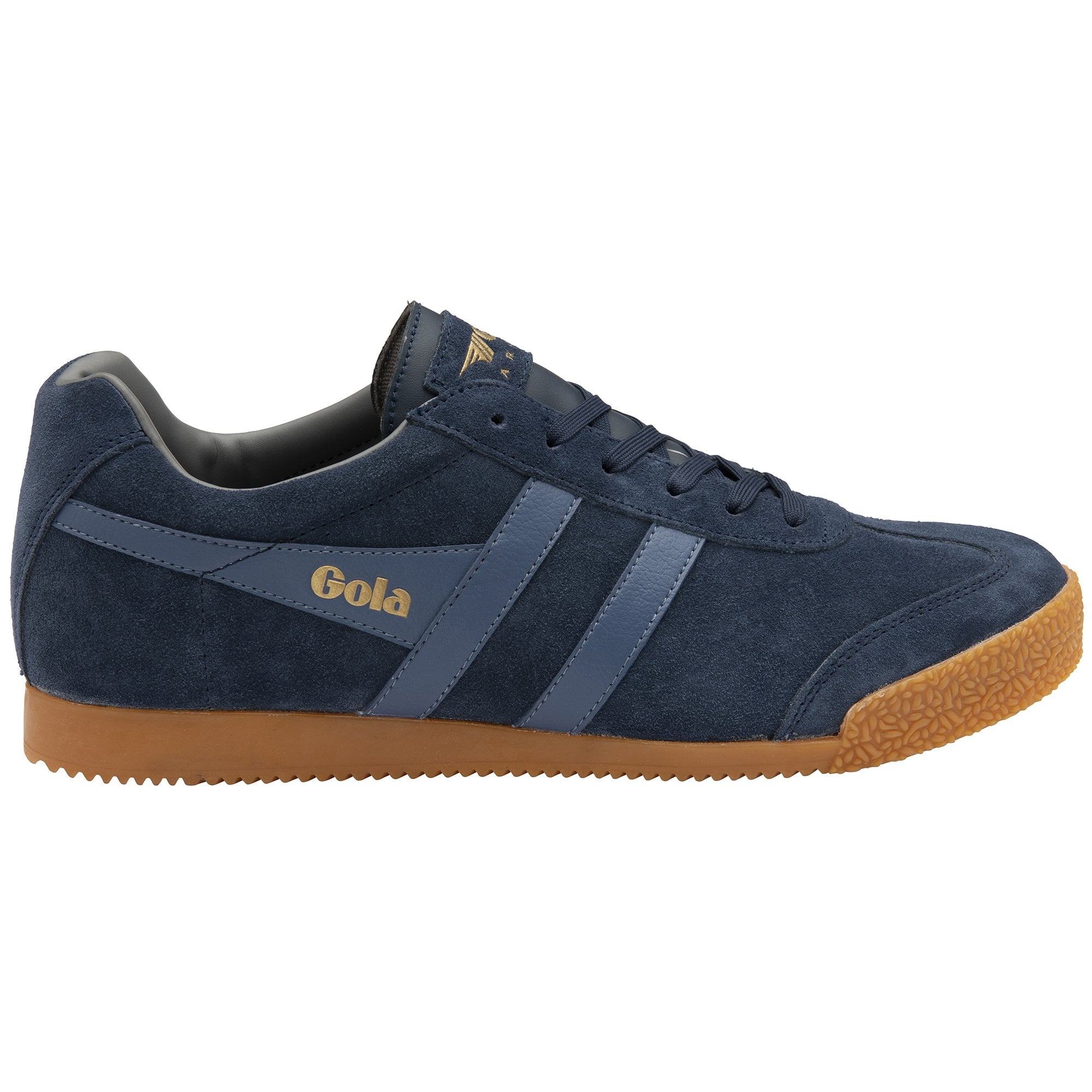 A side profile of the Gola Harrier in Deep Blue/Deep Blue.