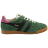 Gola Classics Women's Elan Trainers - Evergreen/Black/Fuchsia - Evergreen/Black/Fuchsia