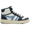 Gola Classics Damen Challenge High Trainer - Weiß/Marineblau/Vistablau - Weiß/Marineblau/Vistablau