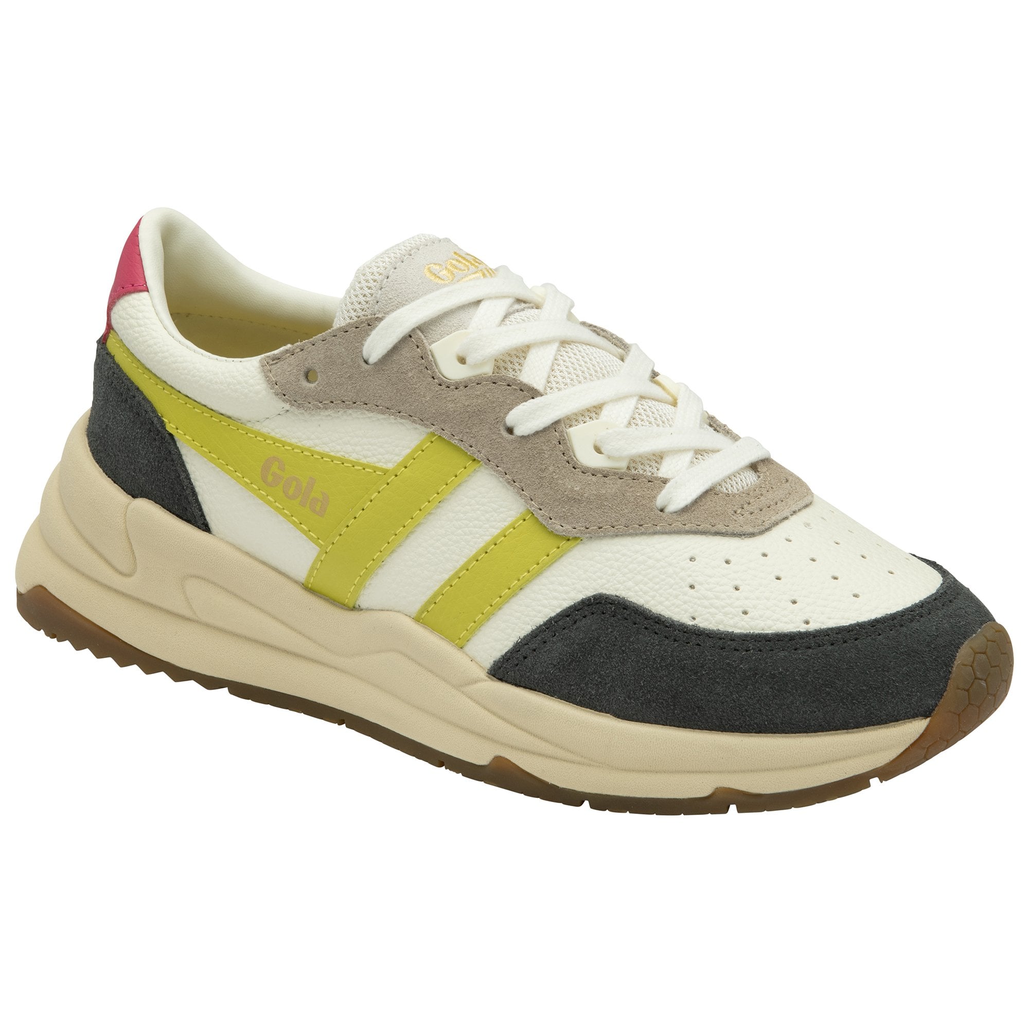 Side view of a Gola Classics women's trainer.