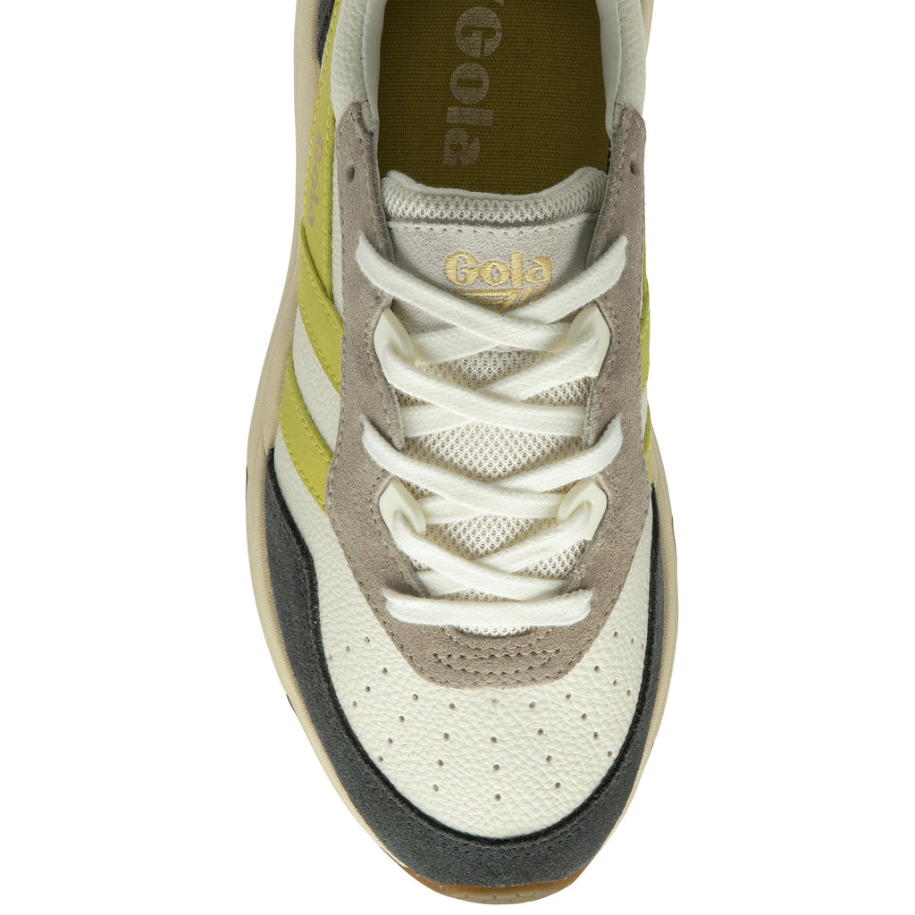 Top-down view of a single Gola Classics women's trainer.