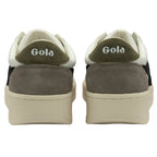 The heels of two Gola sneakers, showing the brand logo.