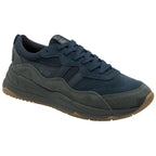 A single Gola men's navy and dark gray sneaker, angled to the right on a white background.