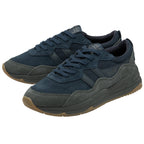 A pair of Gola men's navy and dark gray sneakers on a white background.