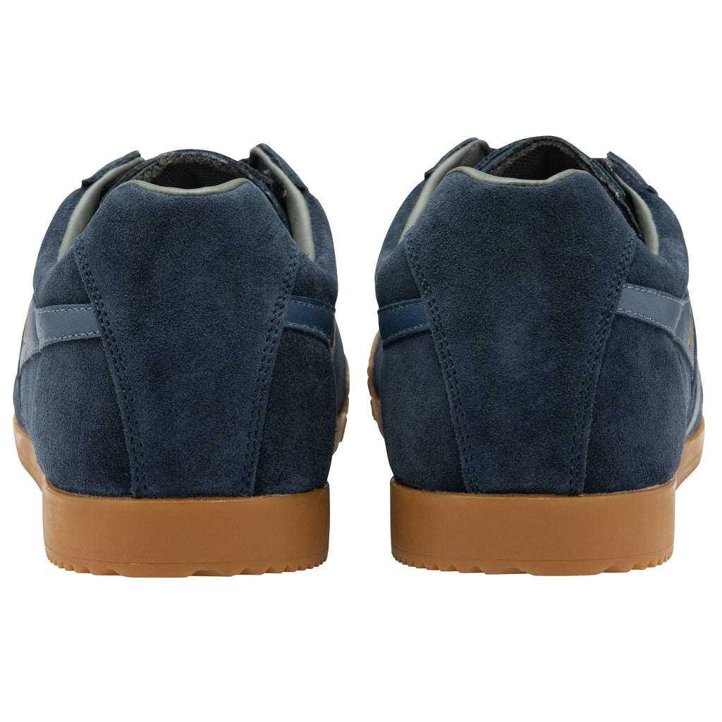 A rear view of the Gola Harrier in Deep Blue/Deep Blue.