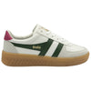 Gola Classics Women's Grandslam Elite Trainers - White/Evergreen/Fuchsia/Gum - White/Evergreen/Fuchsia/Gum