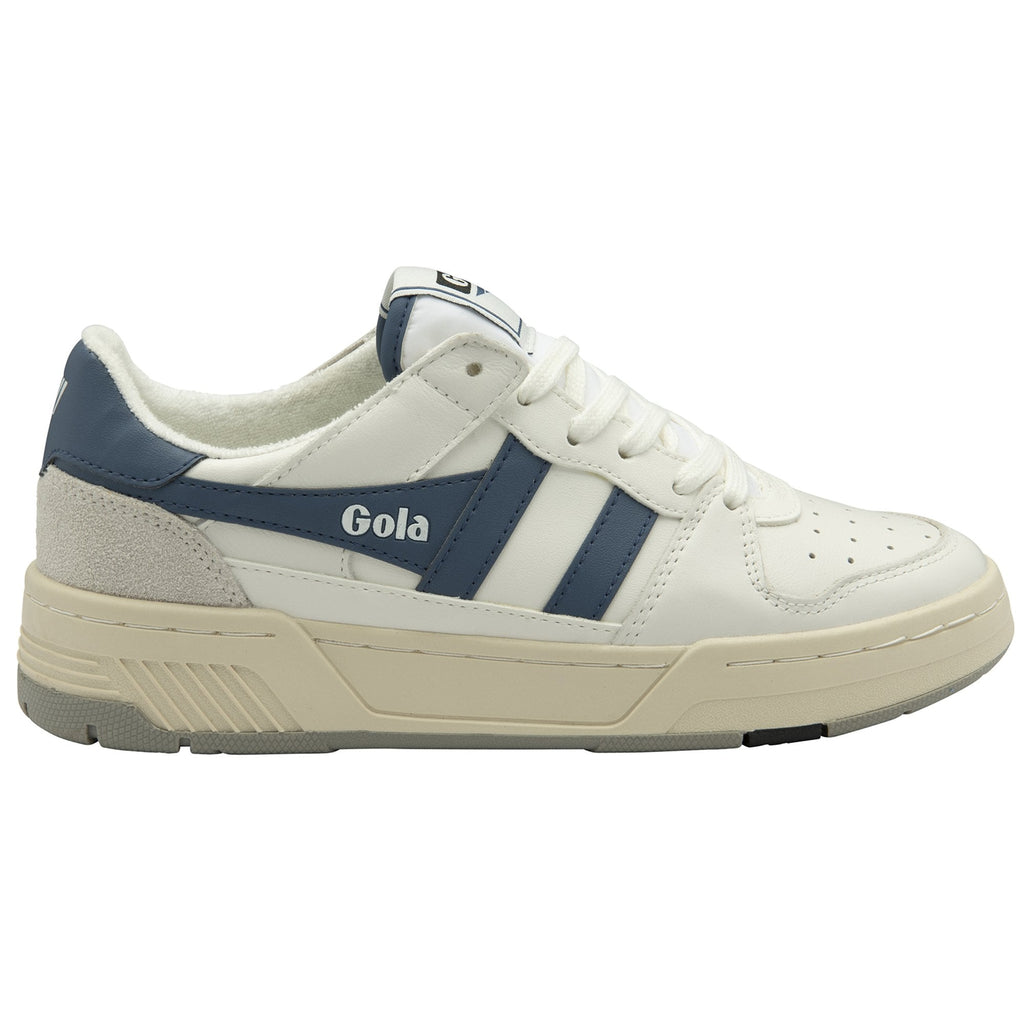 Gola Grandslam Classic Off White and Deep Ocean trainer