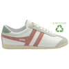 Gola Classics Women's Bullet Pure Trainers - White/Coral Pink/Green Mist - White/Coral Pink/Green Mist