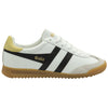Gola Classics Women's Torpedo Leather Trainers - White/Black/Lemon - White/Black/Lemon