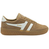 Gola Classics Baskets Grandslam en daim pour hommes - Caramel clair/Blanc/Gomme - Caramel clair/Blanc/Gomme