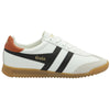 Gola Classics Men's Torpedo Leather Trainers - White/Black/Moody Orange - White/Black/Moody Orange