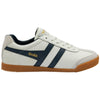 Gola Classics Men's Harrier Leather Trainers - Off White/Navy/Navy - Off White/Navy/Navy