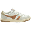 Gola Classics Women's Hawk Trainers - White/Terracotta/Gold - White/Terracotta/Gold
