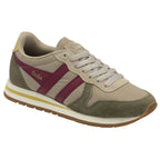 A single shoe with its laces tied.