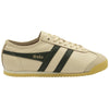 Gola Classics Women's Race Leather Trainers - Ecru/Dark Khaki - Ecru/Dark Khaki