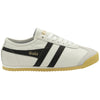 Gola Classics Women's Race Leather Trainers - White/Black - White/Black