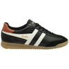 Gola Classics Men's Torpedo Leather Trainers - Black/Off White/Moody Orange - Black/Off White/Moody Orange