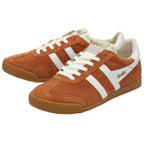 Pair of Gola Elan sneakers in tobacco and off-white.